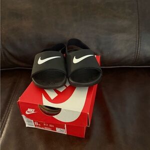 Nike Black Slide Sandals